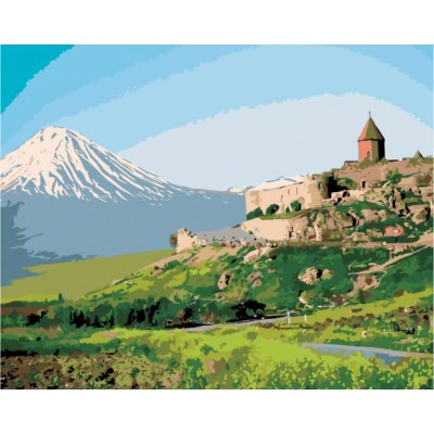 MALUJEŠ STARÝ HRAD Rozměr 40 x 50 cm Rámování vypnuté plátno na rám – Zboží Dáma