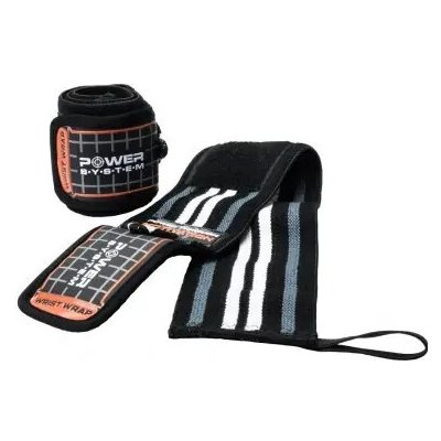 Power System PowerSystem bandáže na zápěstí WRIST WRAPS grey + volitelný dárek – Hledejceny.cz