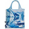Nákupní taška a košík Skládací nákupní taška Punta Green PET modrá / potisk 10402-4600