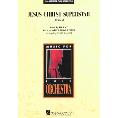 Jesus Christ Superstar Medley full orchestra partitura a party – Sleviste.cz