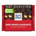 Ritter Sport hořká s lískovými oříšky 100 g – Zboží Dáma