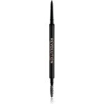 Makeup Revolution Precise Brow Pencil precizní tužka na obočí s kartáčkem Medium Brown 0,05 g – Hledejceny.cz