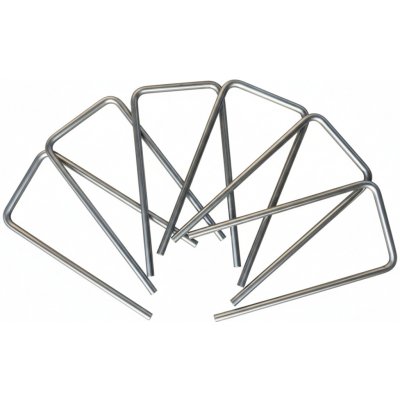 TENAX Ocelové kotvící skoby do země U-Pin 15×7,5×15 cm × 6mm – balení 10 ks – Zboží Mobilmania