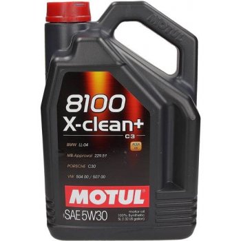 Motul 8100 X-Clean + 5W-30 20 Liter VW 50400 / 50700 oilio motore