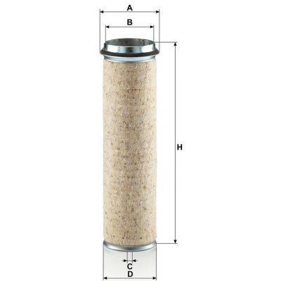 MANN-FILTER Vzduchový filtr MANN MF CF1000 – Hledejceny.cz