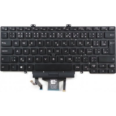 DeTech Klávesnice pro notebook Dell 7400, CZ – Zboží Živě