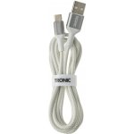 TRONIC Nabíjecí a datový kabel (USB-A, USB-C, bílá) – Hledejceny.cz