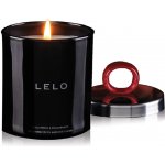 Lelo Třpytivá masážní svíčka vanilka+kakaový krém 150g – Zboží Dáma