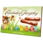 Carla Čokoládové jazýčky mléčné velikonoce 100 g – Hledejceny.cz