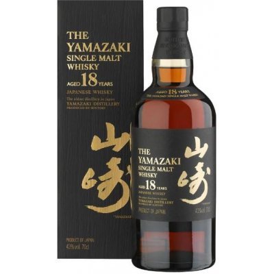 Suntory Yamazaki Single Malt Whisky 18y 43% 0,7 l (kazeta) – Hledejceny.cz