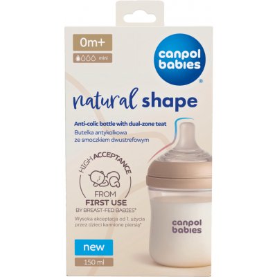 Canpol babies Lahev antikoliková natural shape 150 ml – Hledejceny.cz