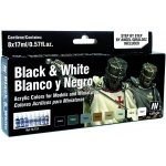 Vallejo Model Color Set 70151 Black and White by Angel Giraldez 8x17 ml – Zboží Živě