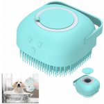 Pet Comfort AG672D Silikonová houba do koupele pro domácí zvířata 8 x 8,5 x 6 cm modrá – Sleviste.cz