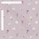 Drobné kvítí na lila denimu úplet by MIMI [supreme] – Zboží Dáma