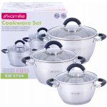 Kamille Sada hrnců nerezová ocel 6 ks – Zboží Dáma