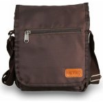 Metro taška přes rameno LL256 hnědá – Zboží Dáma
