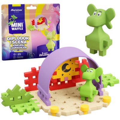 Marioinex Mini Waffle Diplodokus a Kouzelnická soutěž 25 ks – Hledejceny.cz