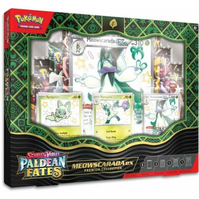 Pokémon TCG Paldean Fates Premium Collection Meowscarada ex – Zboží Mobilmania