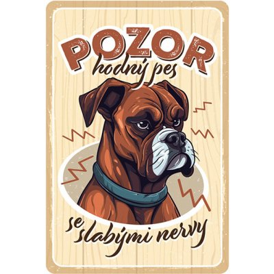 Nekupto Plechová cedule Pozor hodný pes Bu20050 – Hledejceny.cz