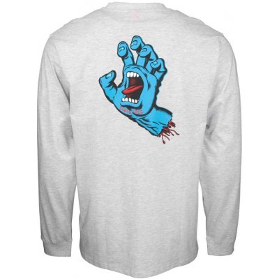 Santa Cruz Screaming Hand Chest L/S Tee Athletic Heather – Zbozi.Blesk.cz