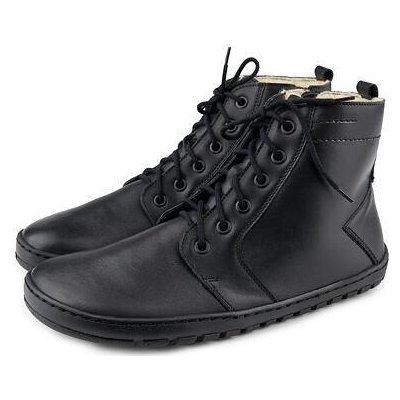 Vlnka dámské barefoot kožené kotníkové Devon černá – Sleviste.cz