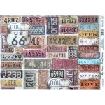 rýžový papír A4 Route US 66 – Zboží Dáma