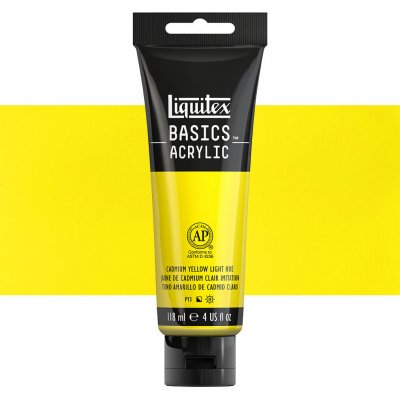 Liquitex Basics akrylová barva cadmium yellow light hue 118 ml – Sleviste.cz