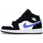 Nike Jordan 1 Mid Black Racer blue white – Zboží Mobilmania