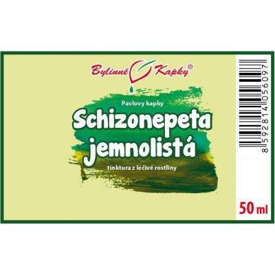 Bylinné kapky Pavlovy Schizonepeta TCM tinktrura 50 ml – Hledejceny.cz