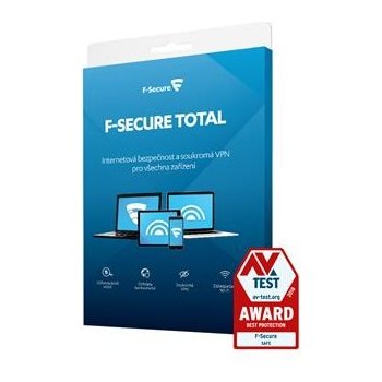 F-Secure TOTAL 3 lic. 1 rok (FCFTBR1N003G1)