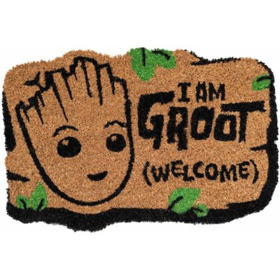 CurePink Marvel Groot Logo Maska FGE0042 hnědá 60 x 40 cm – Zboží Dáma