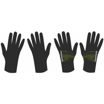 Progress DT Coolio Gloves černá/limetka – Zboží Mobilmania