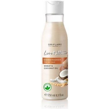 Oriflame Love Nature kondicionér pro suché vlasy s pšenicí a kokosovým olejem 250 ml