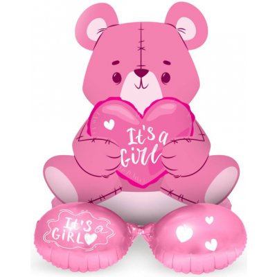 Folat Balonek fóliový stojící Medvěd It's a Girl 61 cm – Zboží Dáma