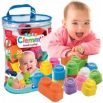 CLEMENTONI Soft Clemmy Sada 20 měkkých kostek v plastové tašce – Zboží Dáma