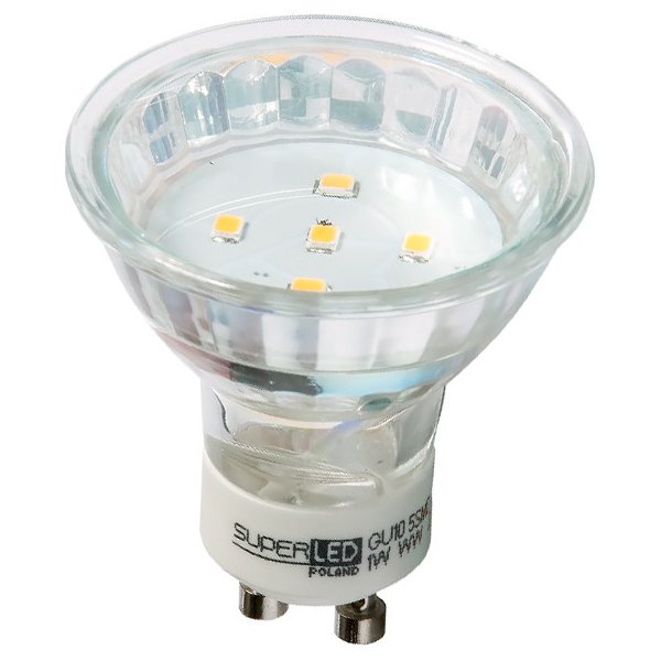 Žárovka Spled LED žárovka GU10 1W 80 L Teplá bílá