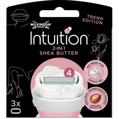 Wilkinson Sword Intuition Shea Butter 3 ks – Zboží Mobilmania