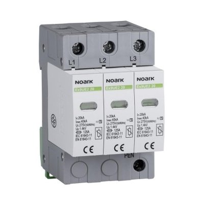 Noark třída 2 C , In=20 kA, Uc=275 VAC, Ex9UE2 20 3P 275 /103353/ – Zboží Mobilmania