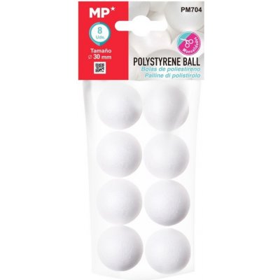 Main Paper Polystyrenové koule průměr 3 cm (8ks) – Zboží Mobilmania