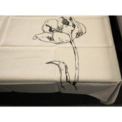 Textilomanie Béžový lněný ubrus SEASONS 140x195 cm