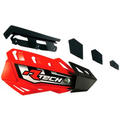 RACETECH (RTECH) náhradní plasty pro kryty páček FLX / ALU / ATV barva červená (R-REPPMFLRS00)