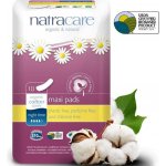 Natracare Maxi Night Time Bio bavlněné menstruační vložky 10 ks – Zboží Dáma