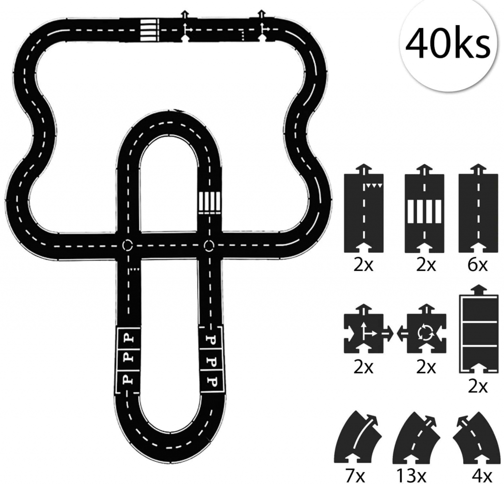 FunPlay FP-5260 Kreativní puzzle 2v1 40 ks