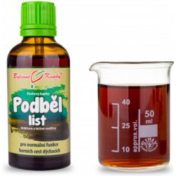 Podběl list bylinné kapky tinktura 50 ml