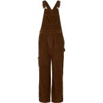 O'Neill CORD DUNGAREE Dámské laclové kalhoty hnědá – Zboží Dáma