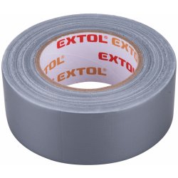 Extol Premium Páska lepicí textilní univerzální 50 mm x 50 m x 0,18 mm šedá