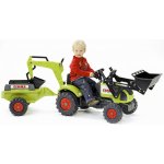 FALK Traktor CLAAS s vlekem bagrem a lžící – Zboží Mobilmania