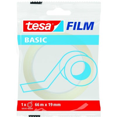 Tesa Basic páska lepicí transparentní 19 mm x 66 m – Zboží Živě