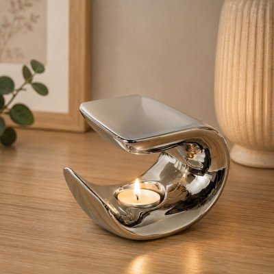 Gilde Keramická aroma lampa Curve – Zboží Dáma