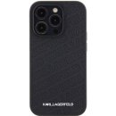 Karl Lagerfeld PU Quilted Pattern iPhone 15 Pro Max Black
